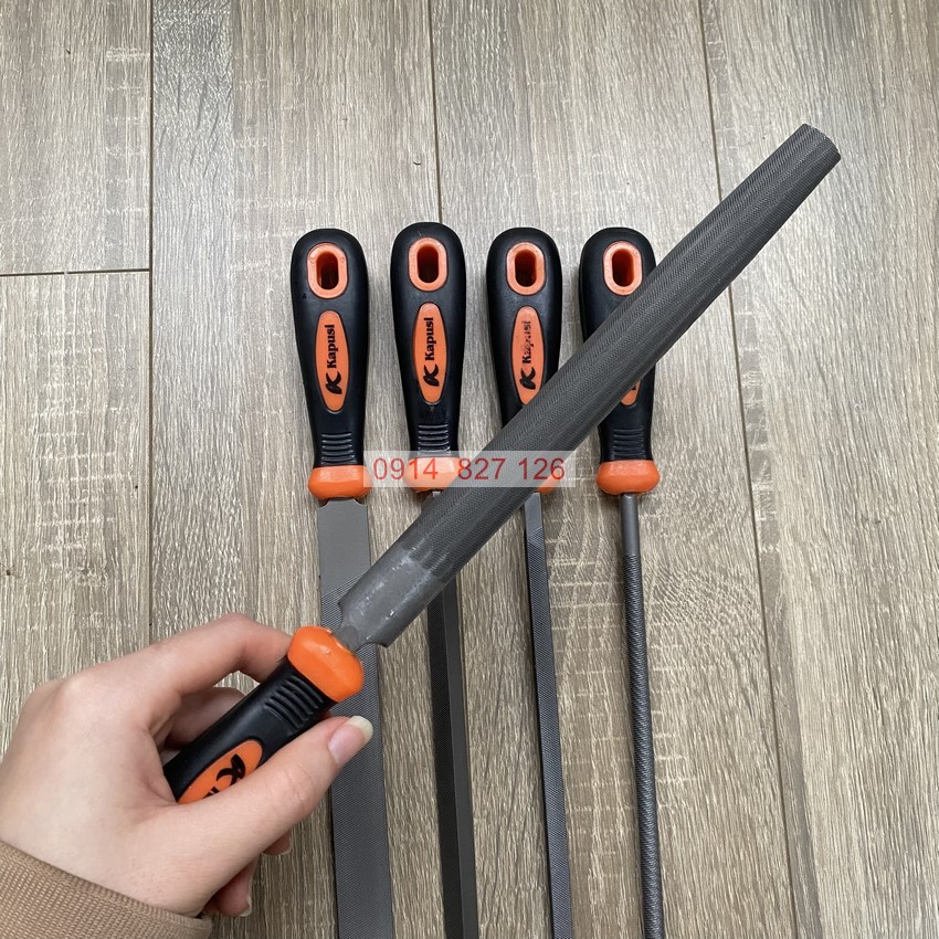 Bộ 5 cây dũa mài kim loại KAPUSI K-3766 8inch 300mm hợp kim siêu cứng