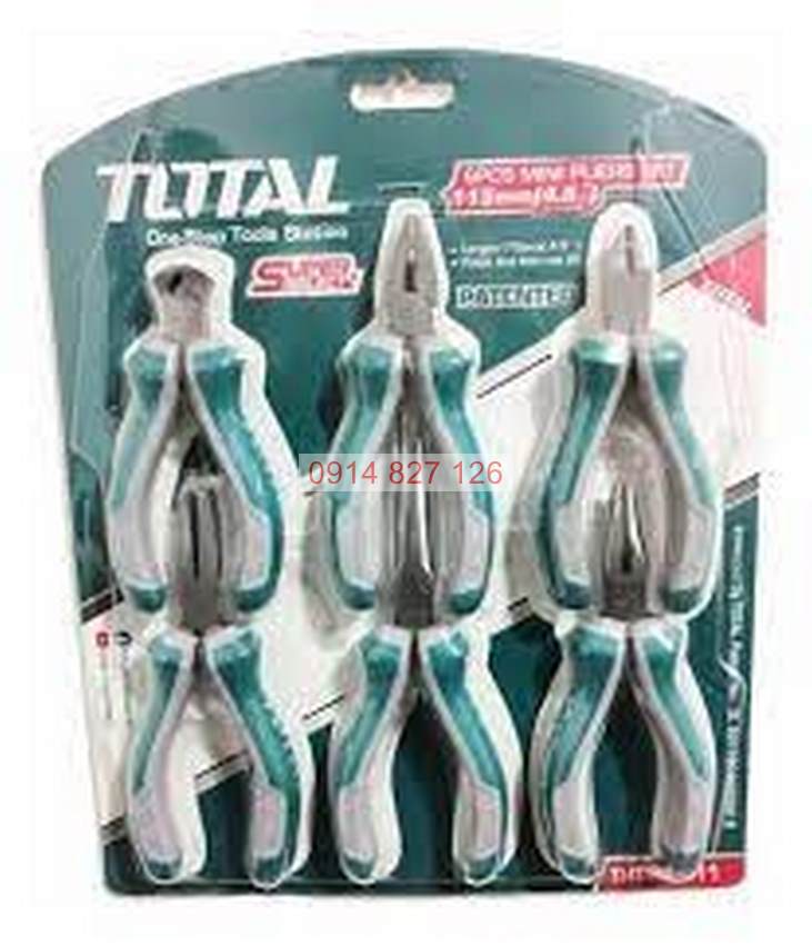 Bộ kìm đa năng làm trang sức 6 chi tiết TOTAL THT1K0511, 4 inch, thép không gỉ