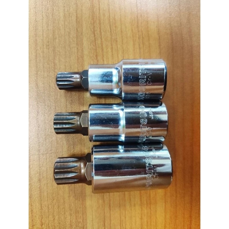 Đầu Tuýp Hoa Thị 1/2 KOURITSU Đủ Cỡ T20 T25 T27 T30 T40 T45 T50 T60 Bảo Hành 12 tháng