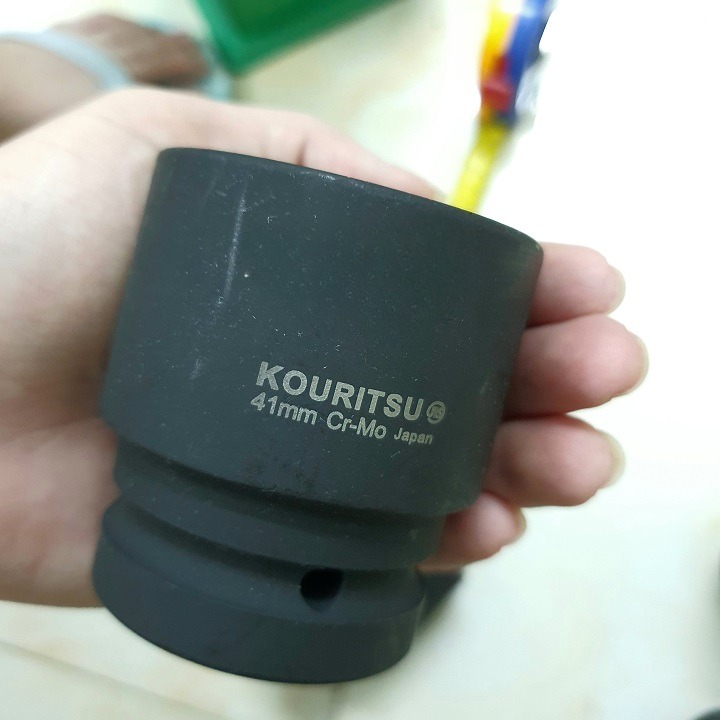 Đầu Khẩu Đen Ngắn 1" KOURITSU Thép Hợp Kim Cr-Mo Chống Mài Mòn Nhiều Cỡ 38 40 41 46 50mm Bảo Hành 12 Tháng