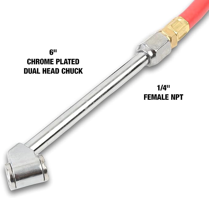 Súng Bơm Hơi Lốp Xe KOURITSU SP-STG-02 Dây Bơm 40cm Đầu Kẹp Nhanh Chịu Áp 120 PSI Bơm Lốp Ô Tô Xe Máy BH 12T