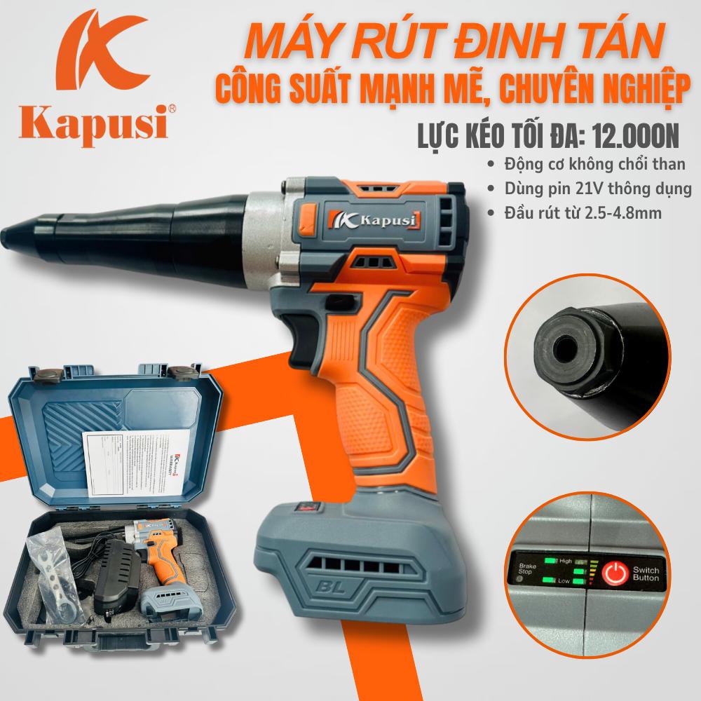 Pin Năng Lượng 21V Kapusi Chính Hãng 2.0Ah 3.0Ah 4.0Ah 6.0Ah - Mạch Bảo Vệ Tự Ngắt - Chân Phổ Thông M21