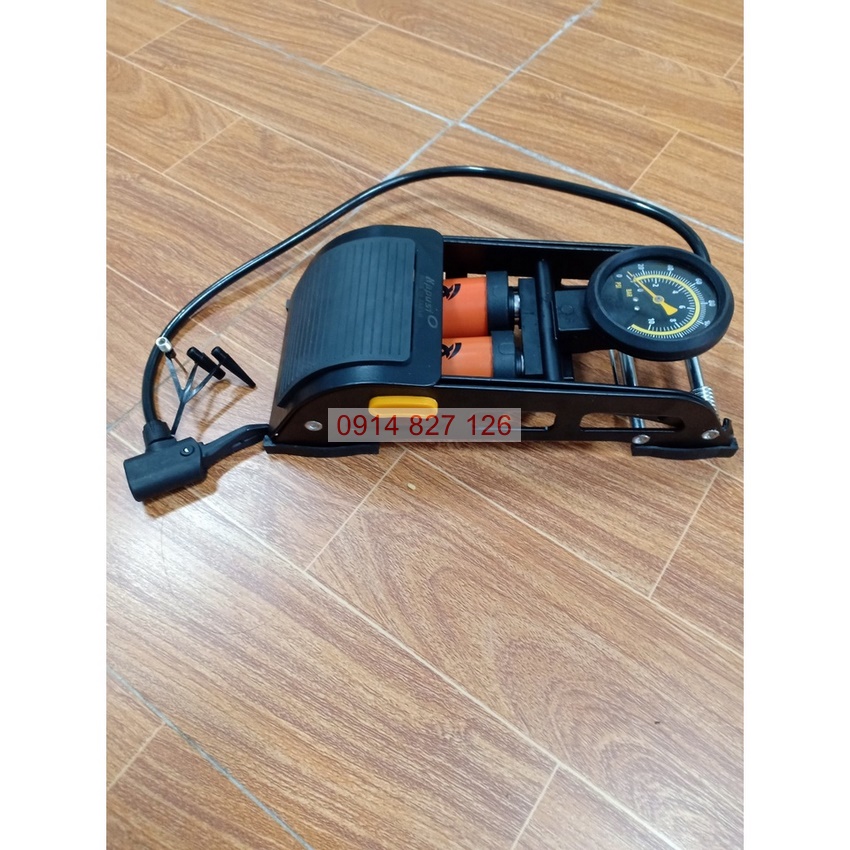 Bơm đạp chân 2 ống nén khí K-3036 KAPUSI 2 Pitton, công suất 15kg/cm3, đa năng