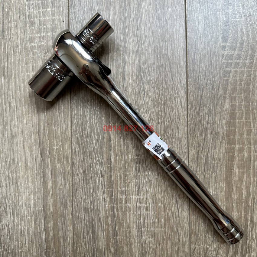 Cần siết tự động 3 trong 1 hệ 1/2, 3/8, 1/4 inch K-7872 hãng KAPUSI , dài 25cm, Chất thép CR-V