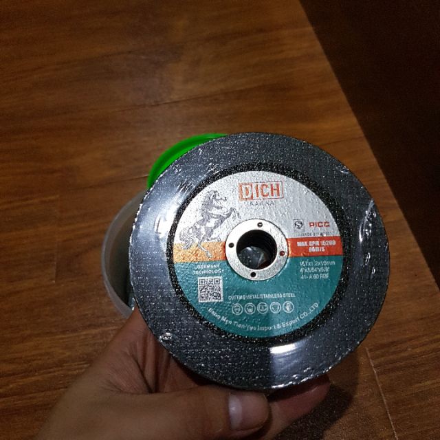 Hộp đá cắt Ngựa 105x1.2x16mm - cắt sắt và inox (50 viên/hộp)