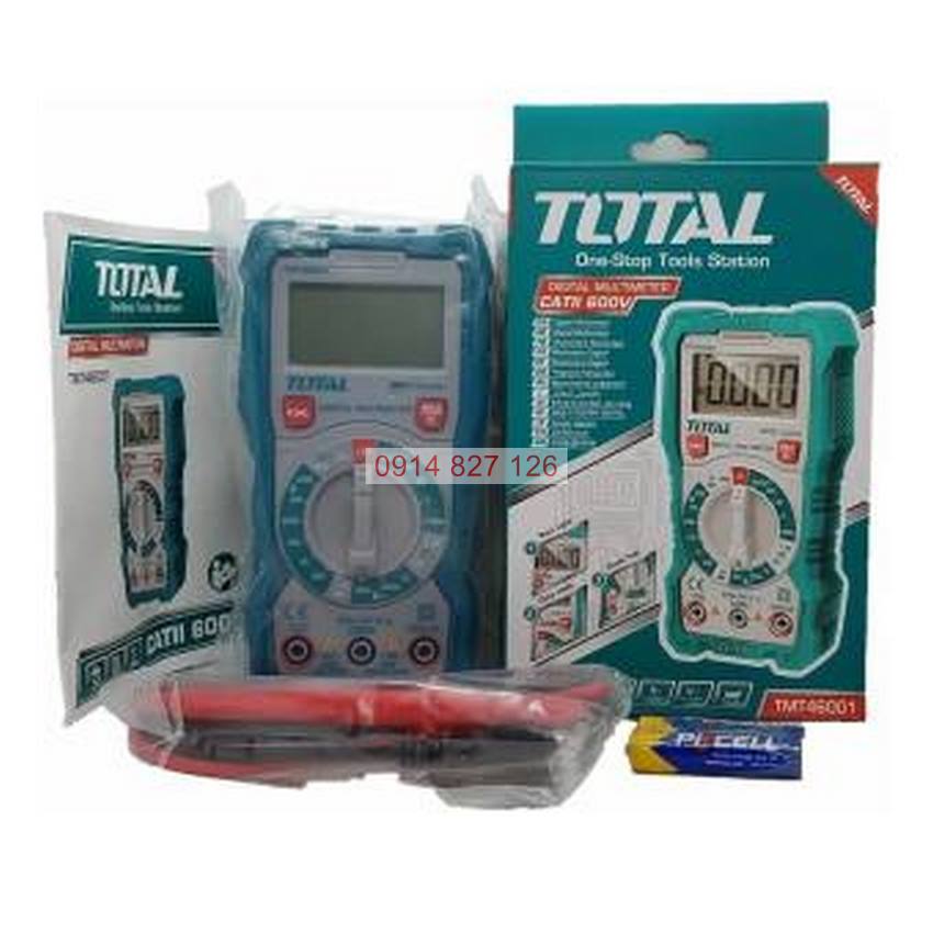 Đồng hồ đo điện vạn năng TOTAL đo AC DC 600V 10A, đo dòng điện, điện áp, điện trở