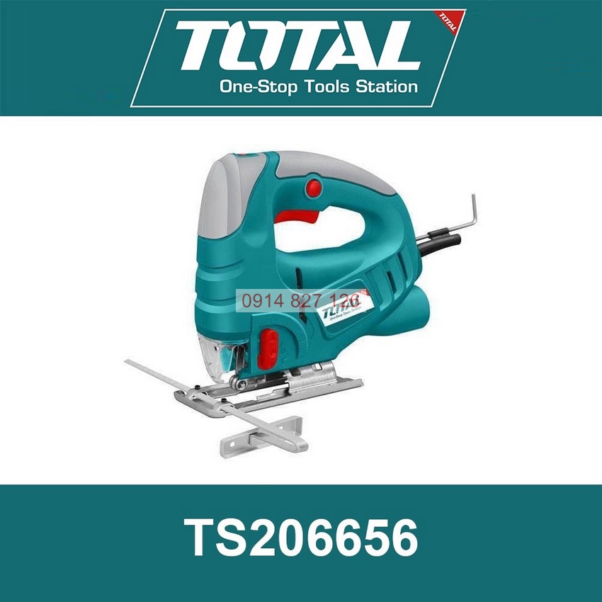 Máy cưa lọng Total TS206656, 570w tặng kèm 1 lưỡi cưa lọng, tốc độ không tải 800-3000 vòng/phút