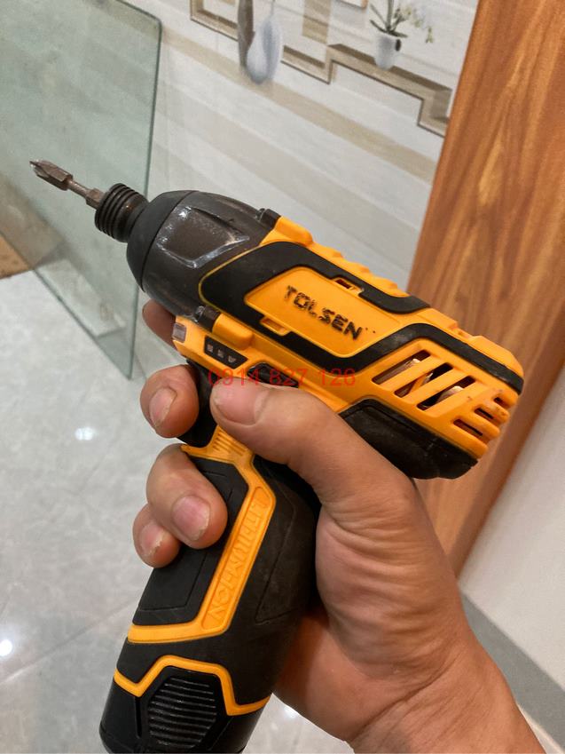 Máy bắt vít TOLSEN 79037 12V nhỏ gọn tốc độ khỏe 2.800 vòng và 100Nm momen xoắn