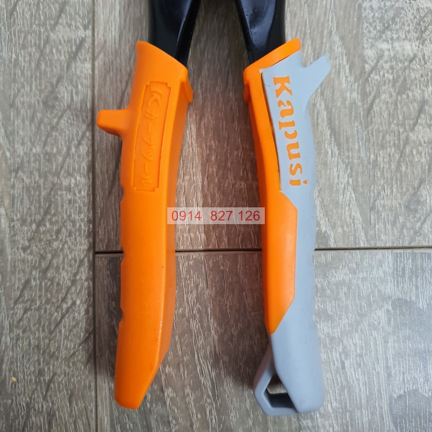 Kéo cắt tôn, thạch cao KAPUSI K-0336 12inch mũi thẳng, thép CR-V lưỡi kéo sắc bén
