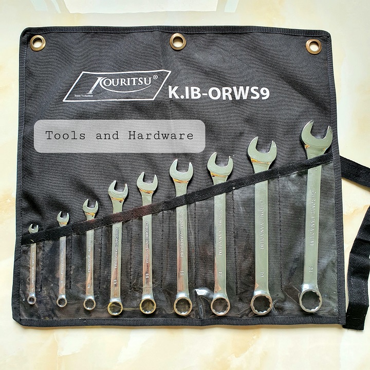 Bộ cờ lê tròng Nhật Bản Kouritsu (bộ 14 - 11 - 9 chi tiết) - Bộ chìa khóa vòng miệng