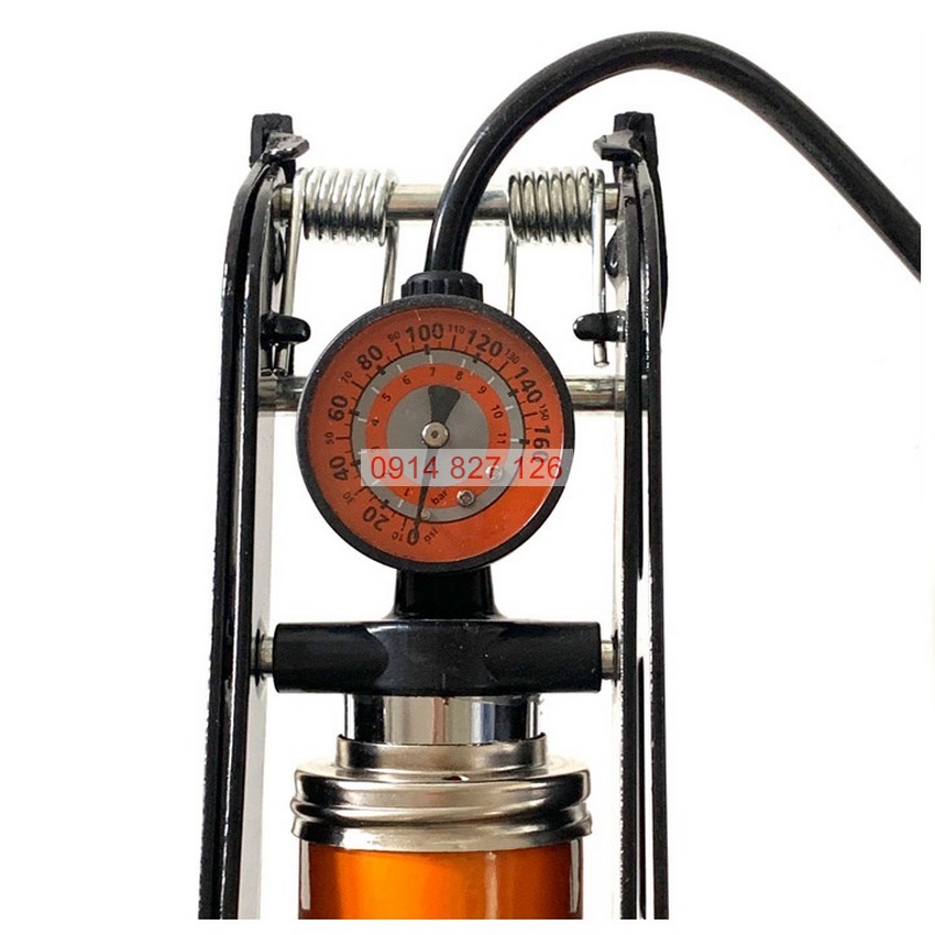 Bơm đạp chân 1 ống nén khí K-3037 KAPUSI 1 Pitton, công suất 7kg/cm3, đa năng