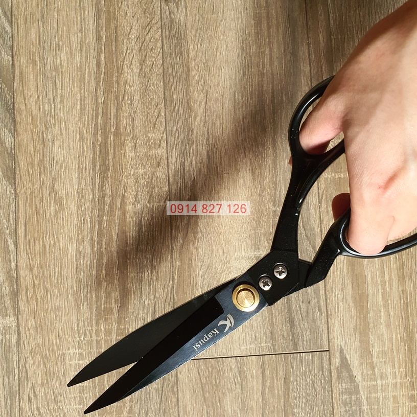 Kéo cắt vải dành cho thợ may cao cấp hãng KAPUSI K-0866, thép tốt, cực sắc bén