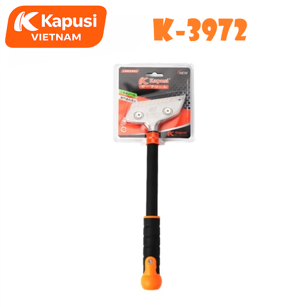 Cây Sủi Sơn Kapusi K-3972 Cán Nhôm 330mm – Lưỡi Dao Cường Lực, Tay Cầm Bọc Cao Su, Bh 12 tháng