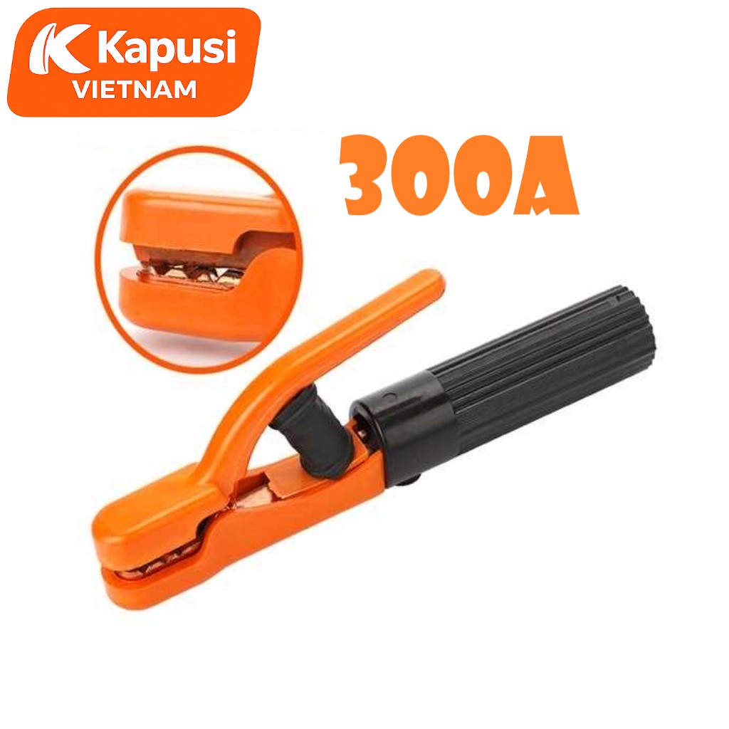 Kềm Hàn Đồng 300A KAPUSI K-2026 Thép Dày Chịu Nhiệt - Dụng Cụ Kẹp Que Hàn Thẳng Chéo Đa Năng Cho Thợ Cơ Khí BH 12 tháng