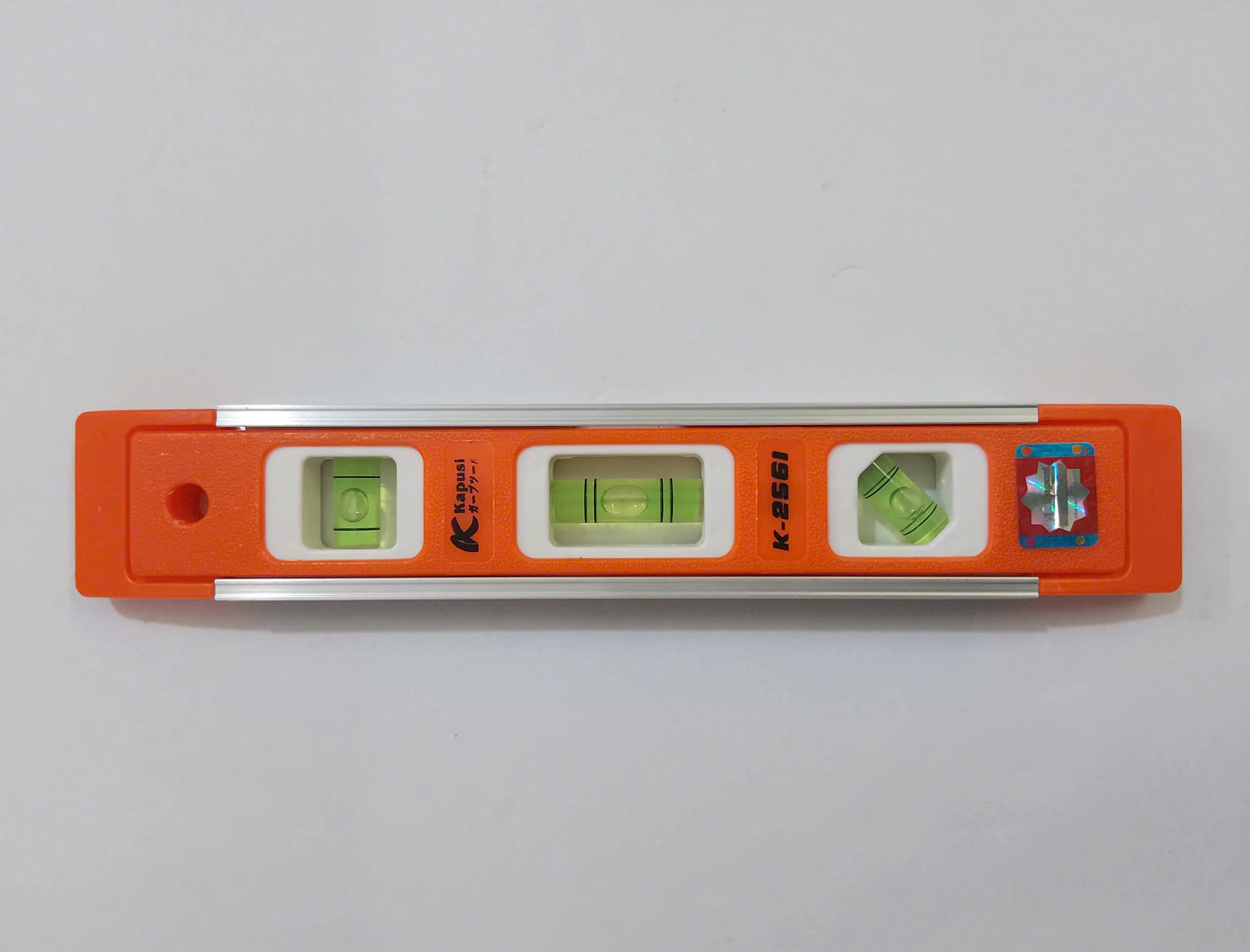 Thước Thủy Mini Kapusi K-2561 – Nhôm Cao Cấp, 3 Hạt Thủy, Đo Ngang Dọc Nghiêng Chính Xác, Bh 12 tháng