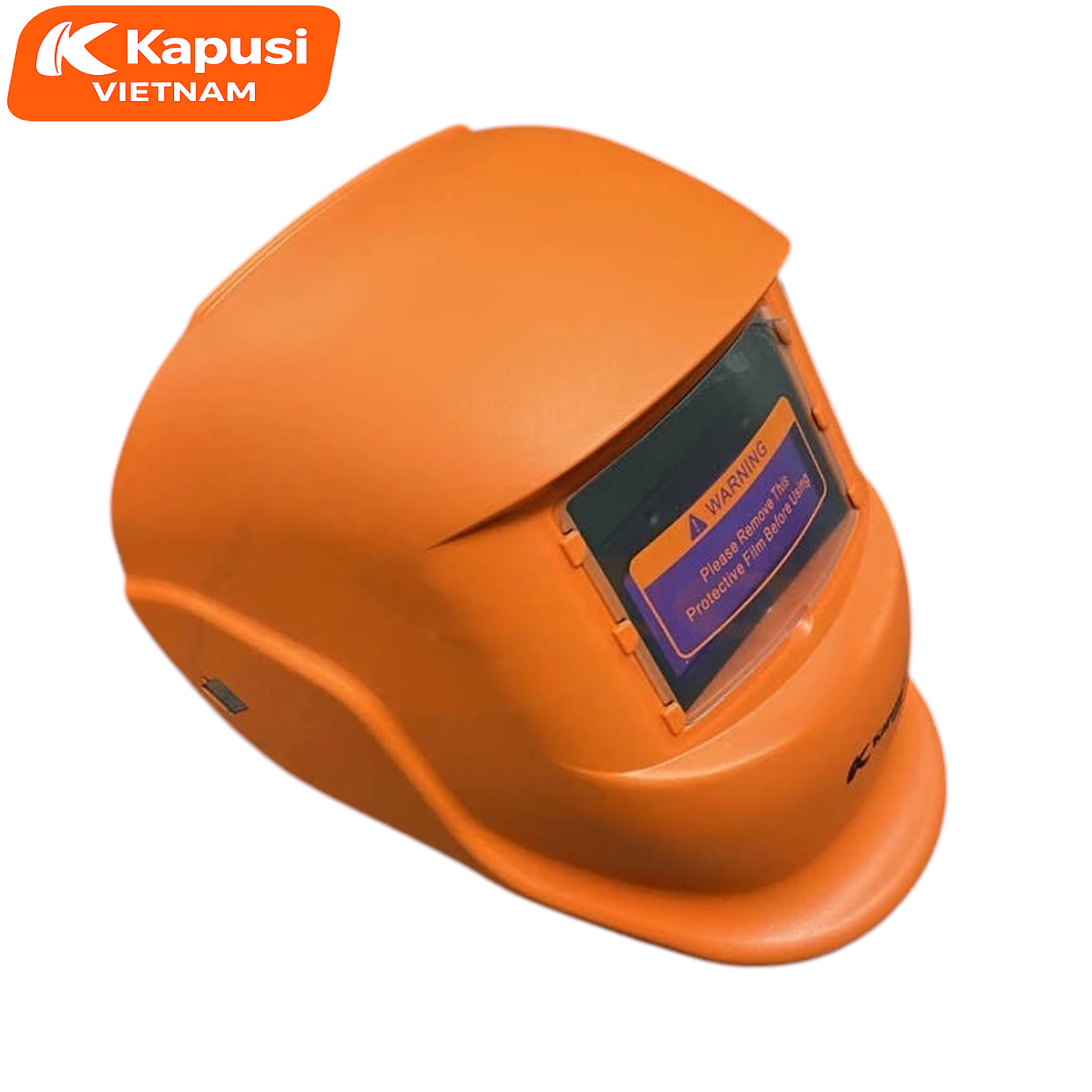 Mũ Hàn Điện Tử Tự Động Đổi Màu Kapusi K-2035 Núm Vặn Điều Chỉnh Độ Sáng Tối Bên Ngoài Chống Tia UV Và Tàn Lửa Nhựa HDPE