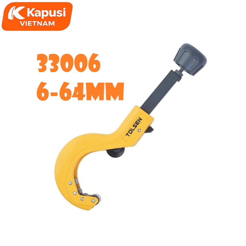 Dụng Cụ Cắt Ống Kim Loại Tolsen 33006 (6mm - 64mm) - Dụng Cụ Cắt Ống Công Nghiệp Hợp Kim Kẽm Cao Cấp, BH 12 tháng