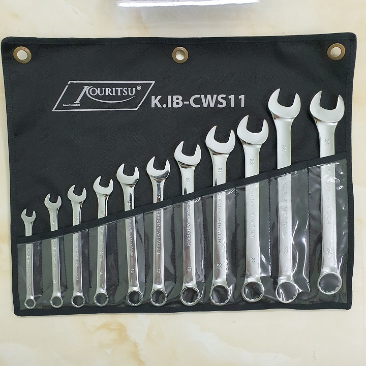 Bộ cờ lê tròng Nhật Bản Kouritsu (bộ 14 - 11 - 9 chi tiết) - Bộ chìa khóa vòng miệng