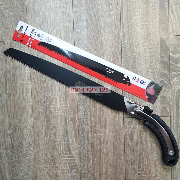 Cưa gỗ cầm tay cao cấp lưỡi đen hãng TOP Made in Đài Loan chiều dài 350mm