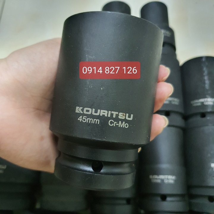 Tuýp dài đầu 1 inch Kouritsu Nhật Bản - Khẩu vặn ốc 1 inch