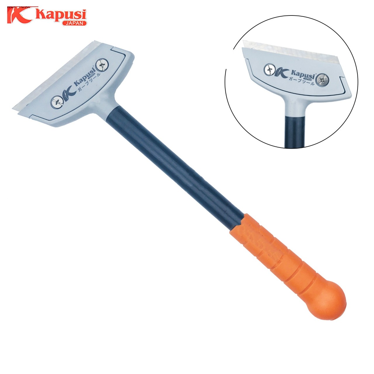 Sủi sơn cán dài K-3970 Kapusi 300mm, dao cạo sàn, vệ sinh tường, sủi sơn siêu sắc