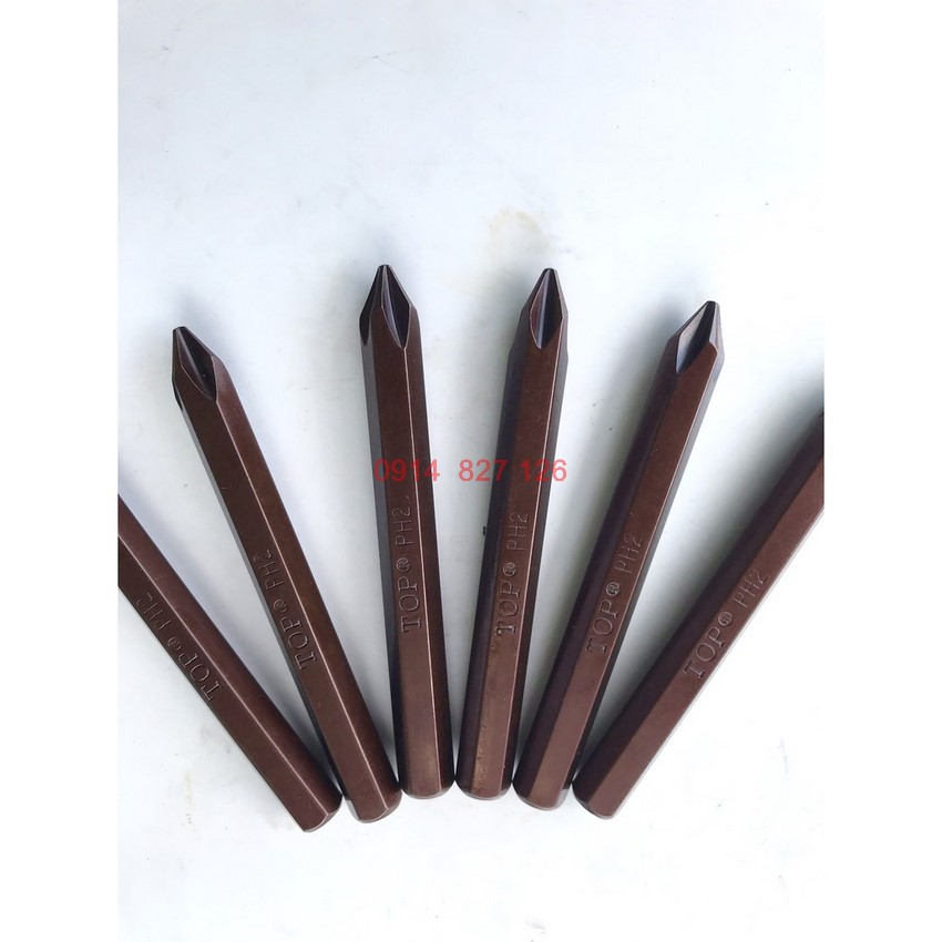 Bộ mũi vít đóng hãng KAPUSI K-7165 bake Ph2 đầu tù K-7165