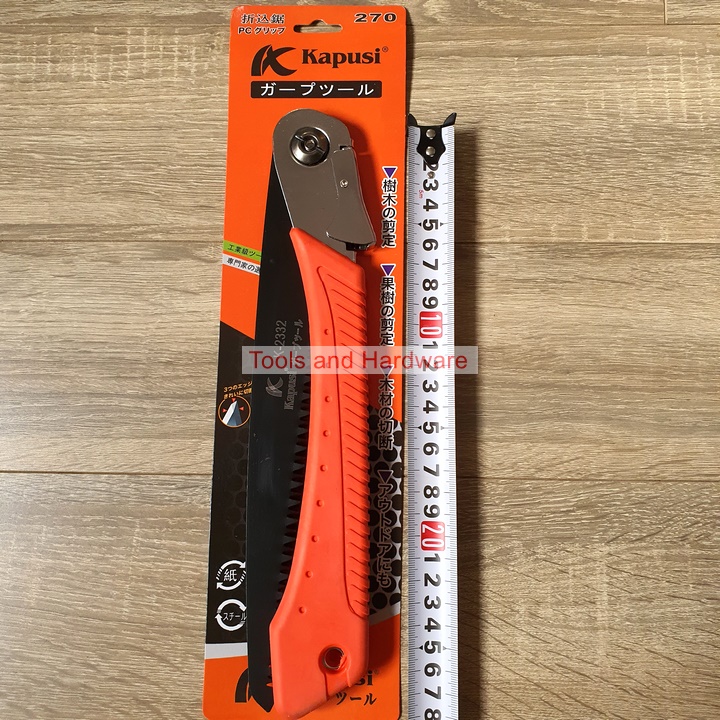 Cưa gỗ cầm tay dạng gập K-8754 hãng Kapusi cỡ lớn chiều dài 270m
