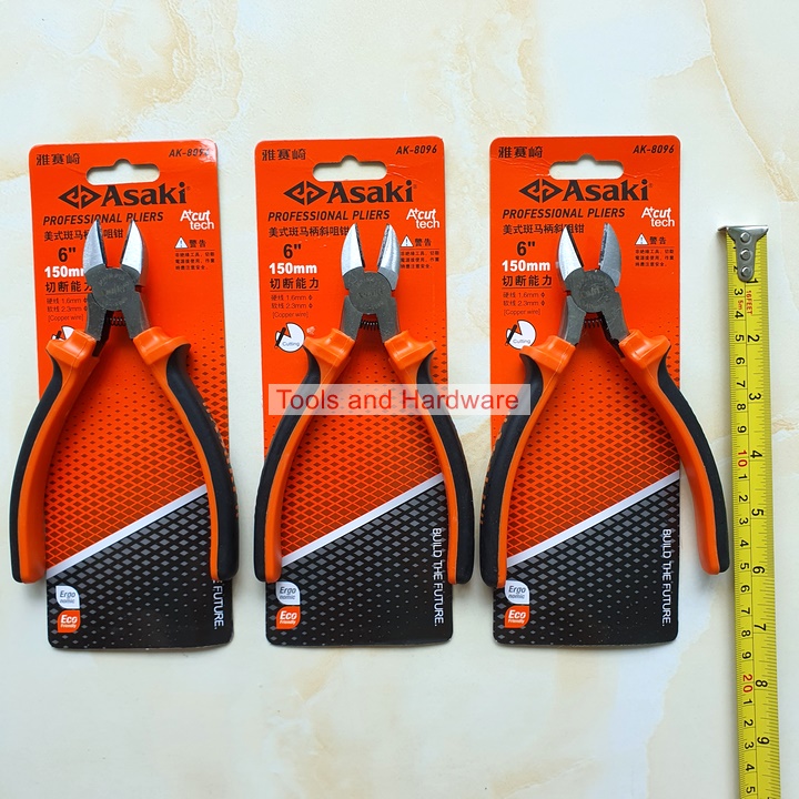 Kìm cắt Asaki cao cấp cỡ 6 inch - Kềm cắt Asaki 150mm