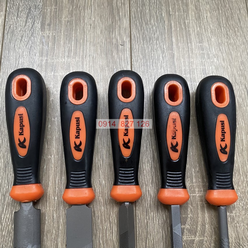 Bộ 5 cây dũa mài kim loại KAPUSI K-3766 8inch 300mm hợp kim siêu cứng