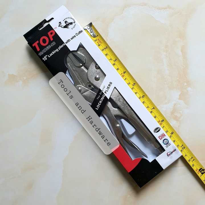 Kìm chết hàm cong 10 inch hãng TOP Đài Loan chuyên dụng (25cm)