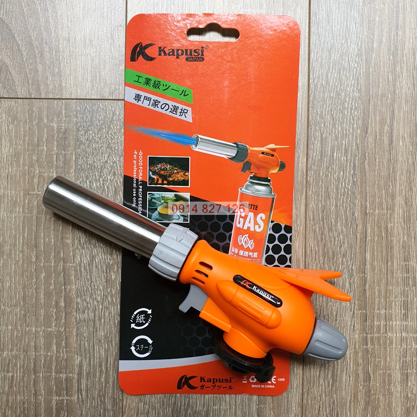 Đầu Khò Ga K-8009 và K-8008 Kapusi Cao Cấp, Đánh Lửa Tự Động Hãng KAPUSI, Bảo hành 12 tháng