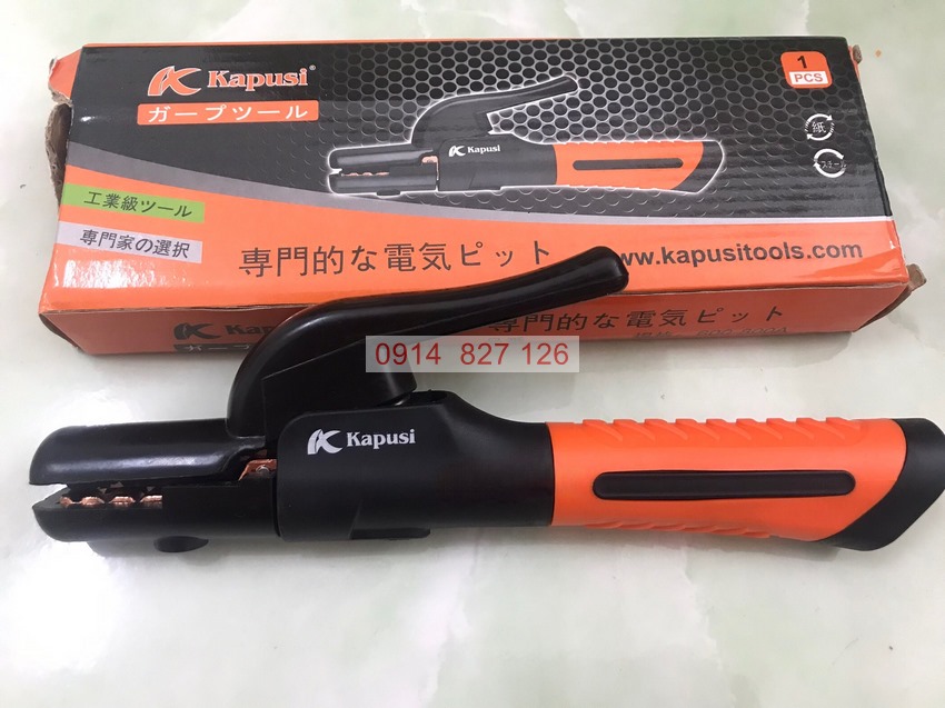Kìm hàn KAPUSI K-2001, K-2002, 800A-1000A lõi đồng đúc nguyên khối dùng cho máy hàn