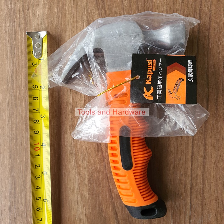 Búa đinh Kapusi K-0375 dạng lùn chiều dài 15cm, đầu búa nặng 250gr