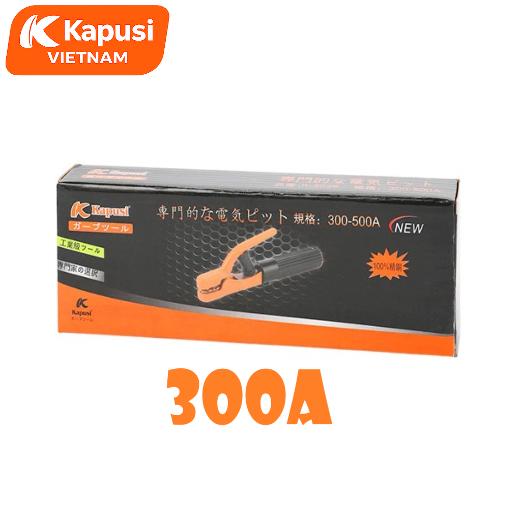 Kềm Hàn Đồng 300A KAPUSI K-2026 Thép Dày Chịu Nhiệt - Dụng Cụ Kẹp Que Hàn Thẳng Chéo Đa Năng Cho Thợ Cơ Khí BH 12 tháng