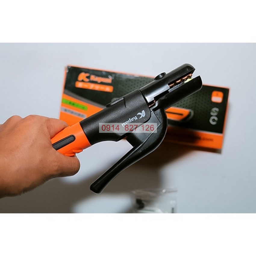 Kìm hàn KAPUSI K-2001, K-2002, 800A-1000A lõi đồng đúc nguyên khối dùng cho máy hàn