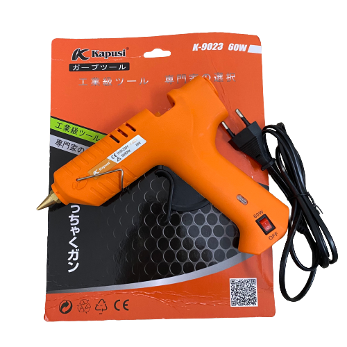 Súng bắn keo 60W KAPUSI K-9025, đầu kim loại chịu nhiệt