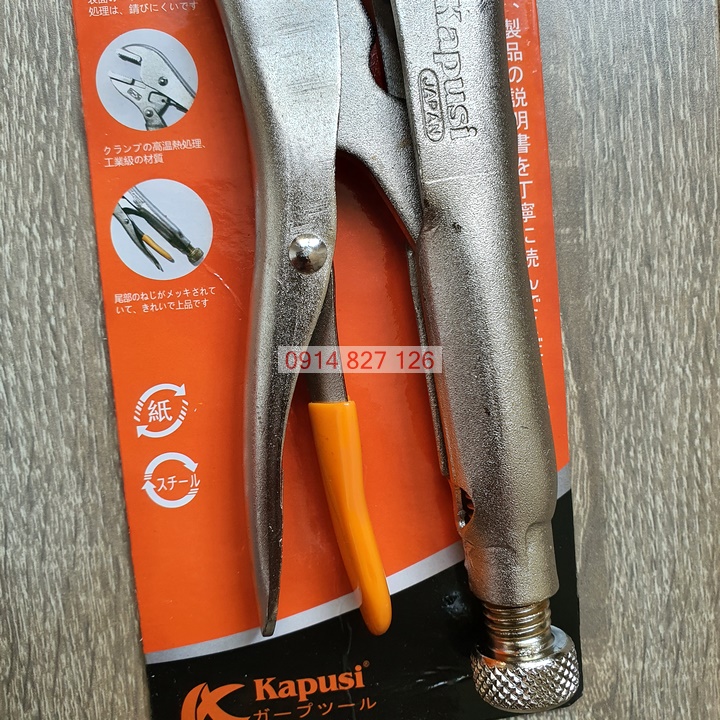 Kìm chết miệng tam giác hãng Kapusi K-8260, kích thước 10 inch (25cm)
