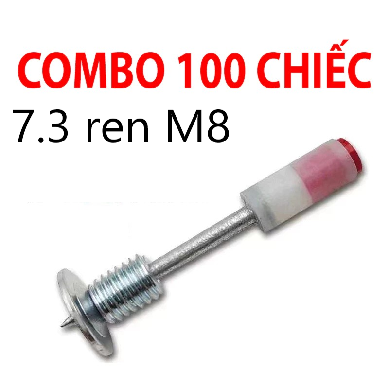 Hộp 100 Đinh Bê tông hạt nổ Tạo Ren M8, M10 – Giải Pháp Hiệu Quả Cho Thi Công Kết Cấu Kim Loại diy-vietnam