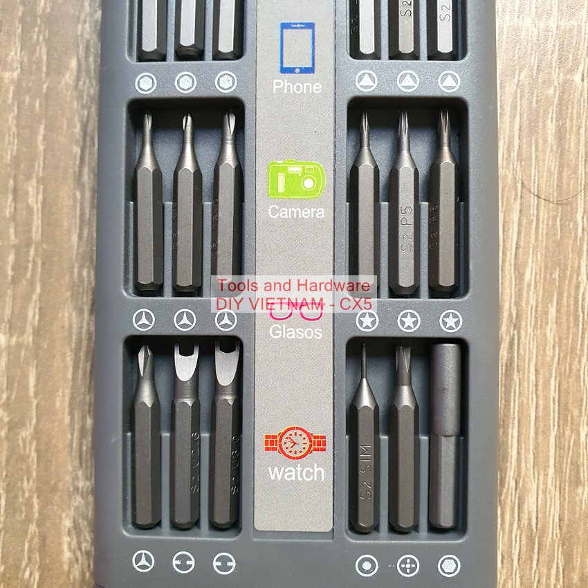 Bộ Tua Vít Đa Năng hãng Kapusi K-6048 48 chi tiết đầu vít, chuyên sửa điện thoại...