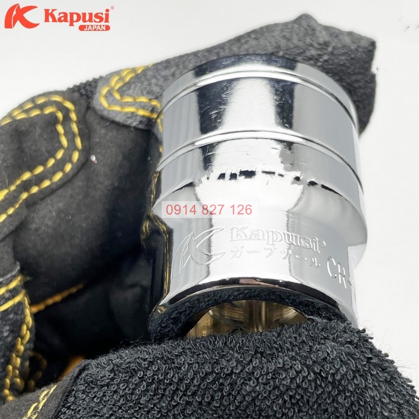 Tuýp khẩu trắng ngắn KAPUSI Nhật Bản 1/2 inch cỡ 8-32mm