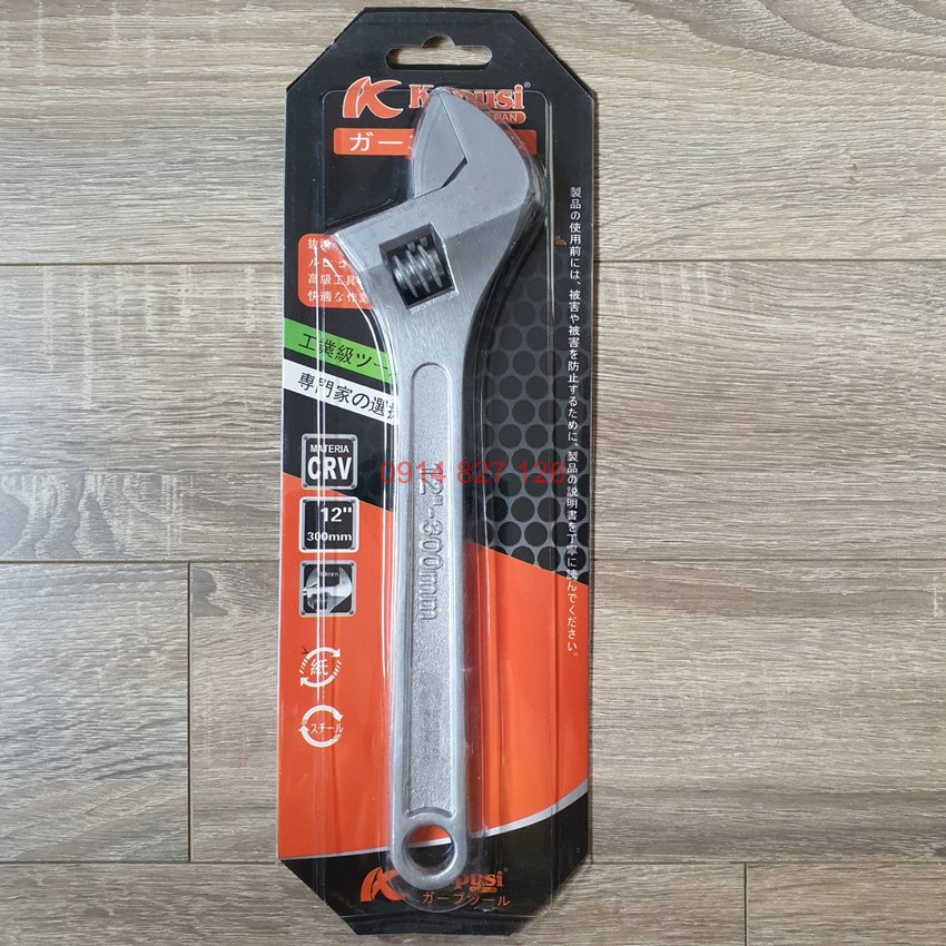 Mỏ lết trơn đa năng cao cấp hãng Kapusi Nhật Bản đủ cỡ từ 8-10-12-15inch (K-7633, K-7634, K-7635, K-7636)