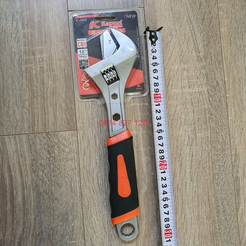 Mỏ lết bọc cao su cao cấp hãng Kapusi Nhật Bản đủ cỡ từ 8-10-12 inch