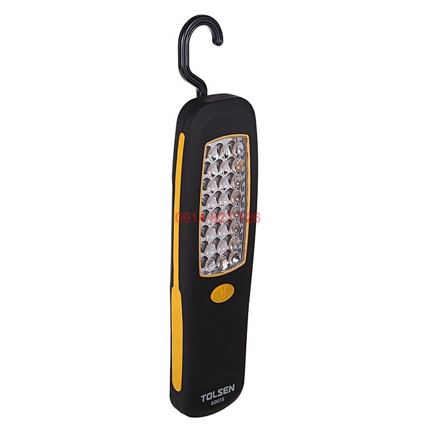 Đèn làm việc, dã ngoại cắm trại du lịch 24 bóng LED Tolsen  60015,  có 3 pin AA-CHÍNH HÃNG