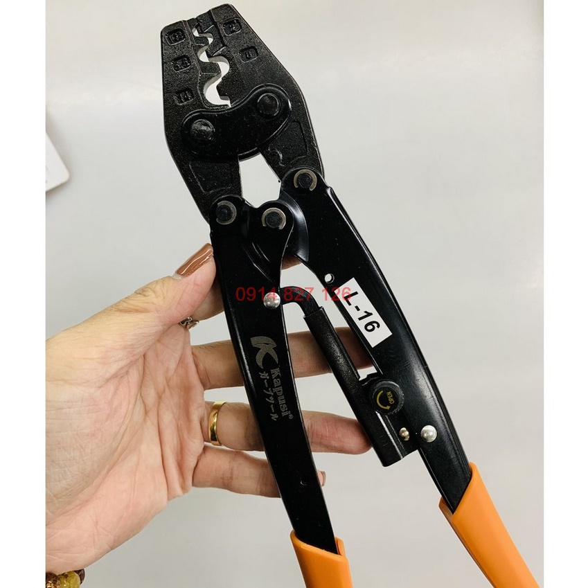Kìm bấm cos cao cấp Kapusi K-9112 (L-16), K-9113 (L-22)