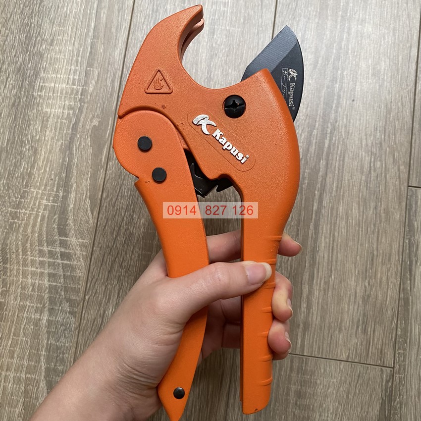Kéo cắt ống nhựa cao cấp Kapusi K-0231 cỡ 42mm hợp kim thép siêu bền
