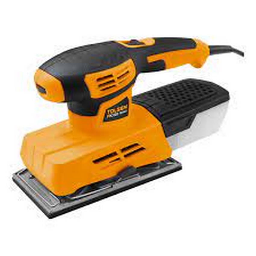 Máy chà nhám chữ nhật 220W TOLSEN 79563, đế nhám 187 x 92.5 mm, chịu lực tốt, cách nhiệt cao