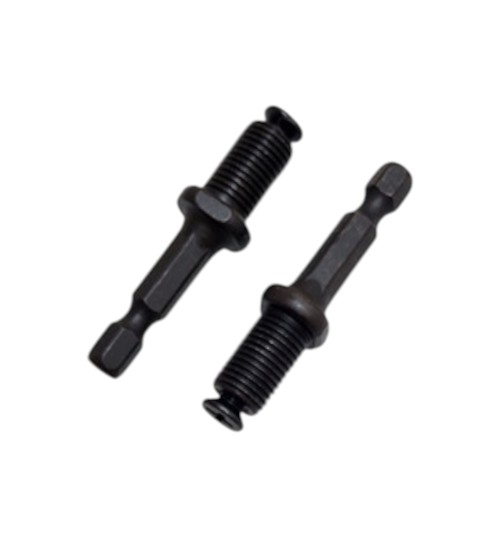 Bộ 2 Đầu Chuyển Bắt Vít Sang Đầu Khoan KAPUSI K-7850 thép cao cấp, Chuôi lục giác 6.35mm, ren 9.5mm, Bh 12 tháng