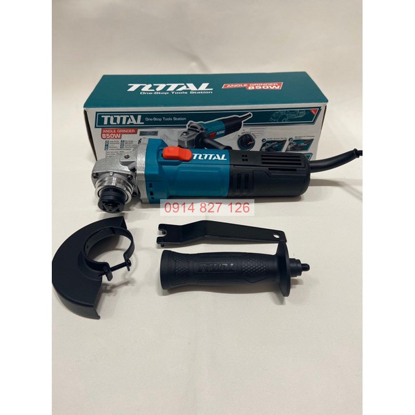Máy mài cắt góc có điều tốc 900W TOTAL TG109100565, đía phi 100mm, tốc độ 12000 v/p
