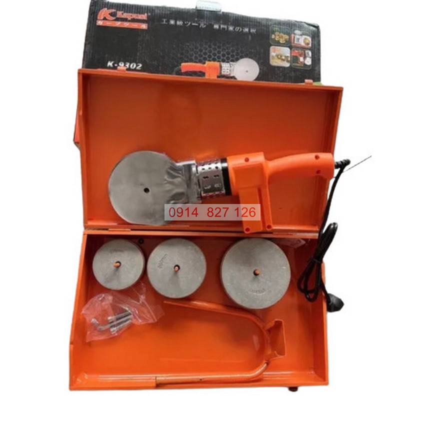 Hàn ống nhiệt KAPUSI Nhật Bản chuyên dùng với các loại ống PPR, 6 đầu hàn 75-110mm.Bh 12 tháng diy-vietnam
