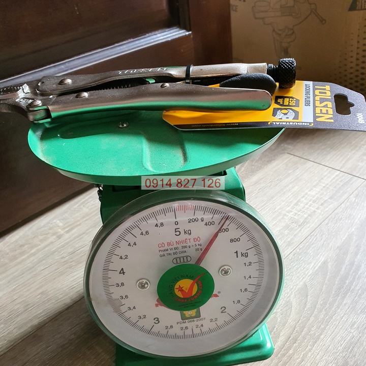 Kìm chết Tolsen cao cấp dòng công nghệp cỡ 10 inch (25cm), Thép dày được nhiệt luyện siêu cứng